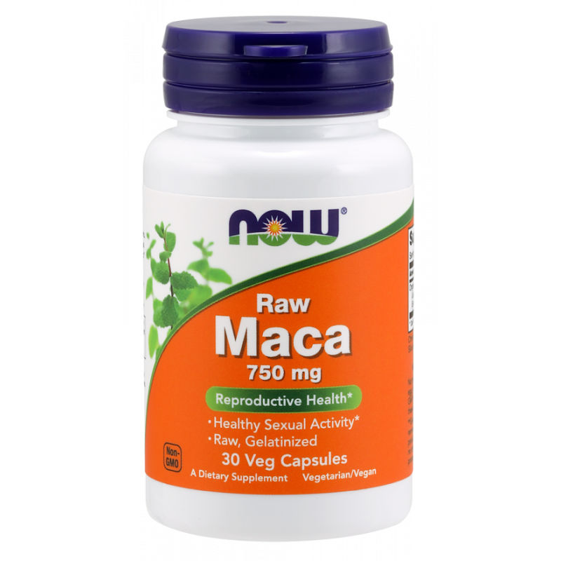 Racine de Maca 750 MG Extrait 6 : 1 30 gélules NOW FOODS