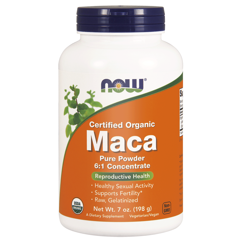 Extrait de racine de maca bio 6 : 1 198 g NOW FOODS