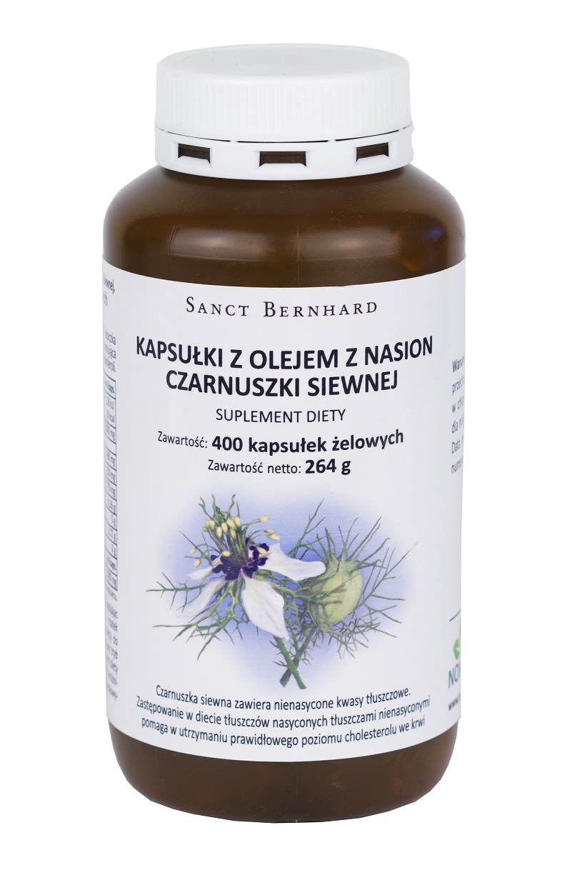Huile de nigelle 500 MG 400 gélules SANCT BERNHARD