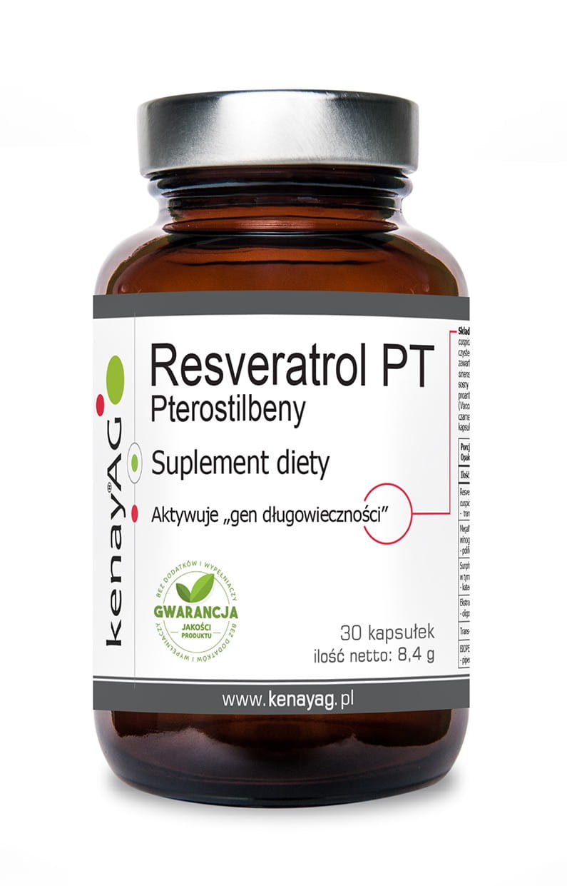 Ptérostilbény resvératrol pt 30 gélules KENAY
