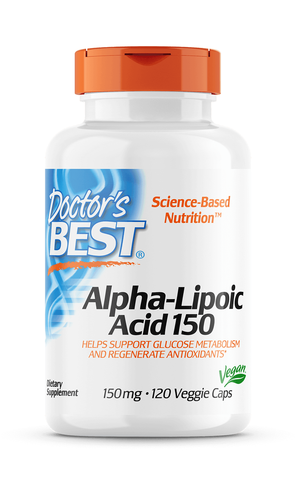 Acide ALA alpha lipoïque 150 MG 120 gélules DOCTOR'S BEST