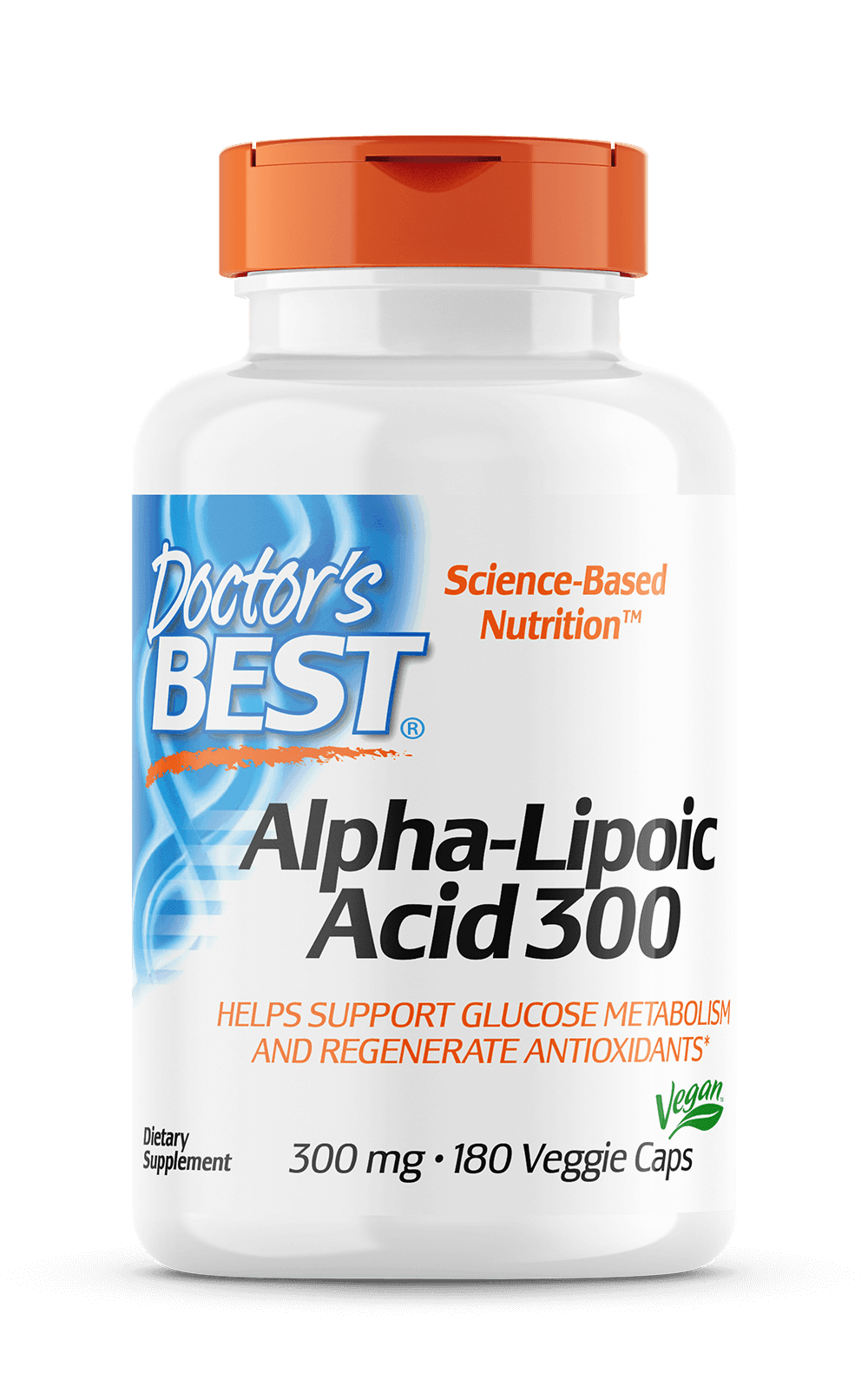 Acide ALA alpha lipoïque 300 MG 180 gélules DOCTOR'S BEST