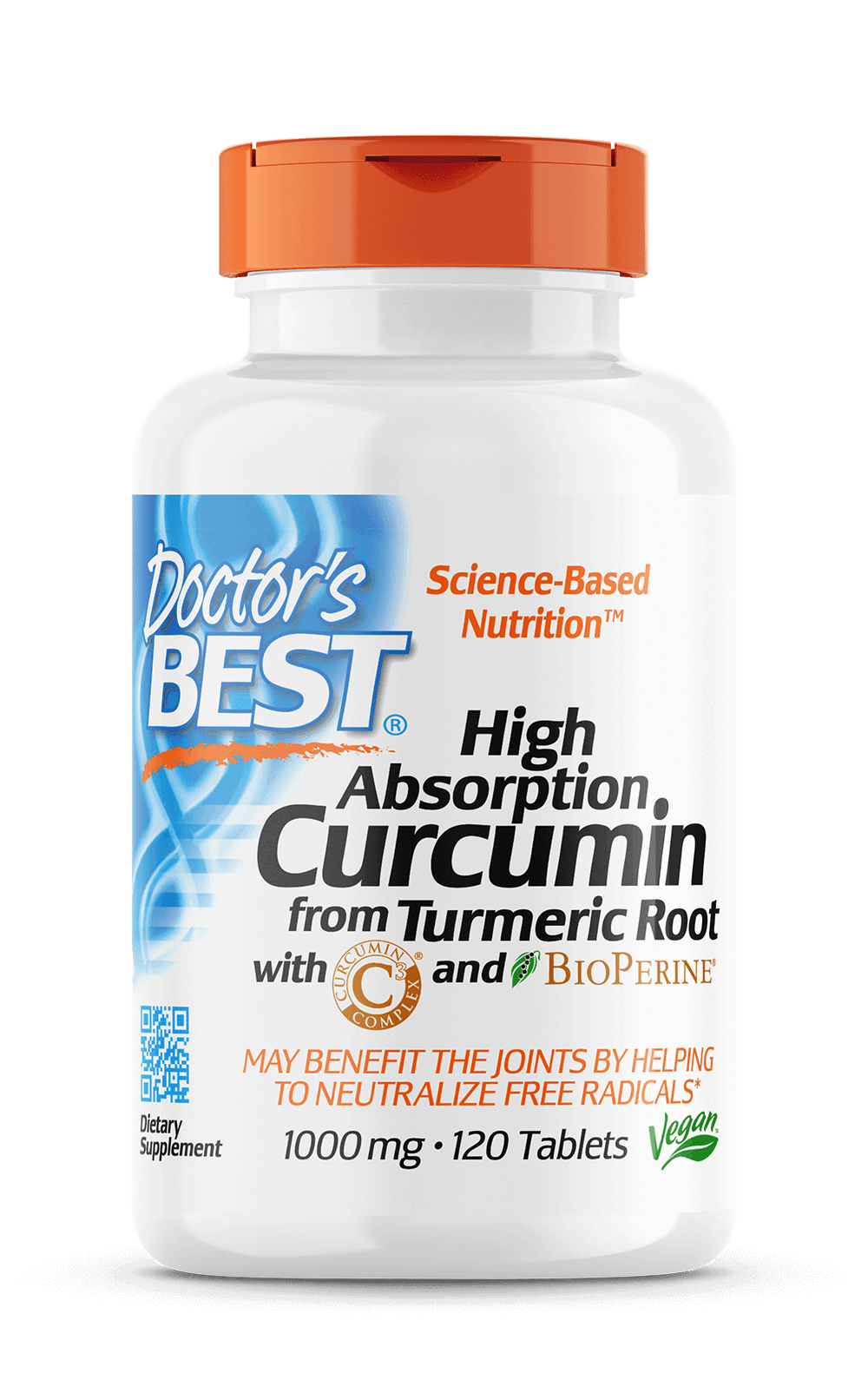 Curcumine C3 complexe avec bioperine 120 comprimés DOCTOR'S BEST
