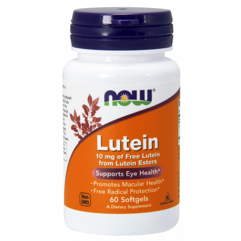 Lutéine 10 MG 60 gélules NOW FOODS