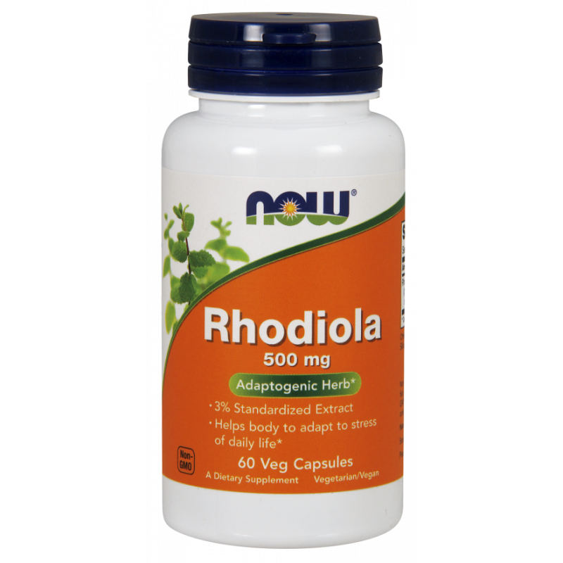 Rhodiola rosea Rhodiola rosea 500 MG 60 gélules NOW FOODS