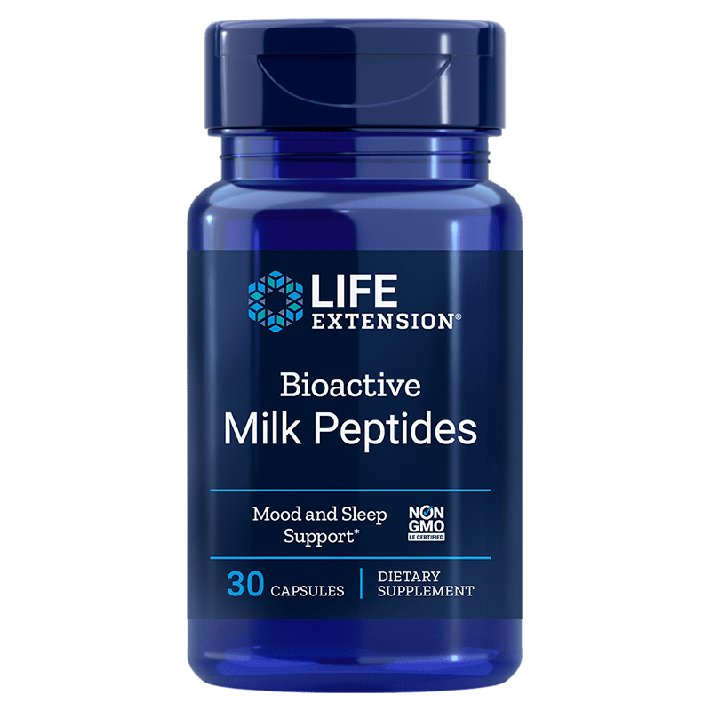Peptides de lait bioactifs Peptides de lait bioactifs 150 MG 30 capsules LIFE EXTENSION