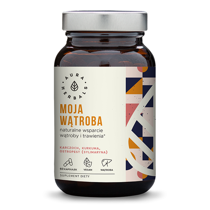 Mon foie : artichaut et chardon-Marie et curcuma 60 gélules d'AURA HERBALS