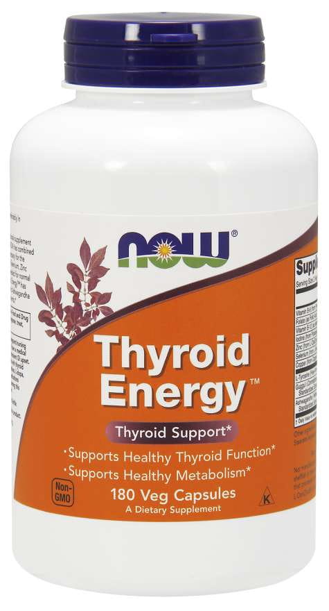 Énergie thyroïdienne soutien thyroïdien 180 gélules NOW FOODS