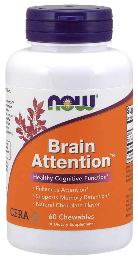 Attention cérébrale 60 comprimés de NOW FOODS