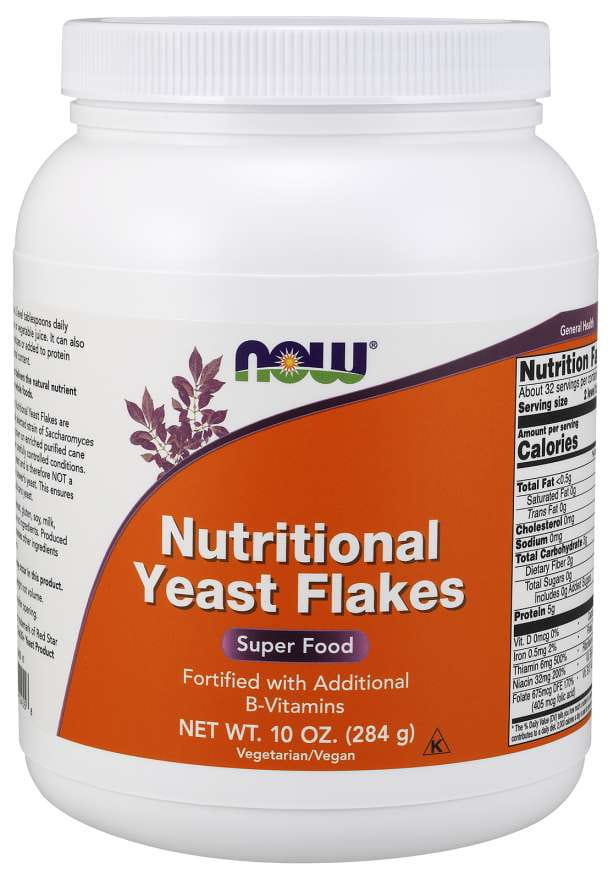Flocons de levure nutritionnelle 284 g NOW FOODS