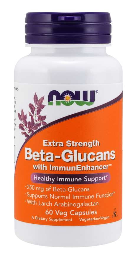 Bétaglucanes avec immunostimulant 60 gélules NOW FOODS