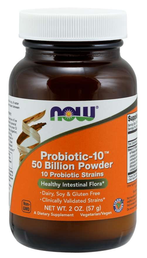 Probiotic10 ™ 50 Trillion 57g NOW FOODS