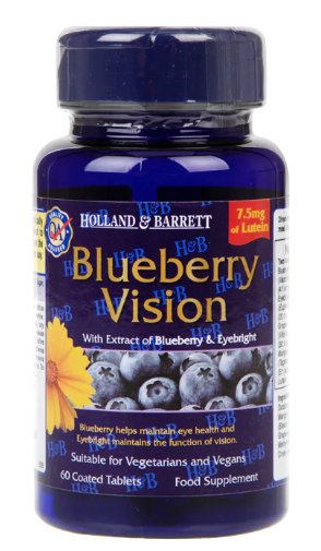 Myrtille vision 60 comprimés HOLLAND & BARRETT