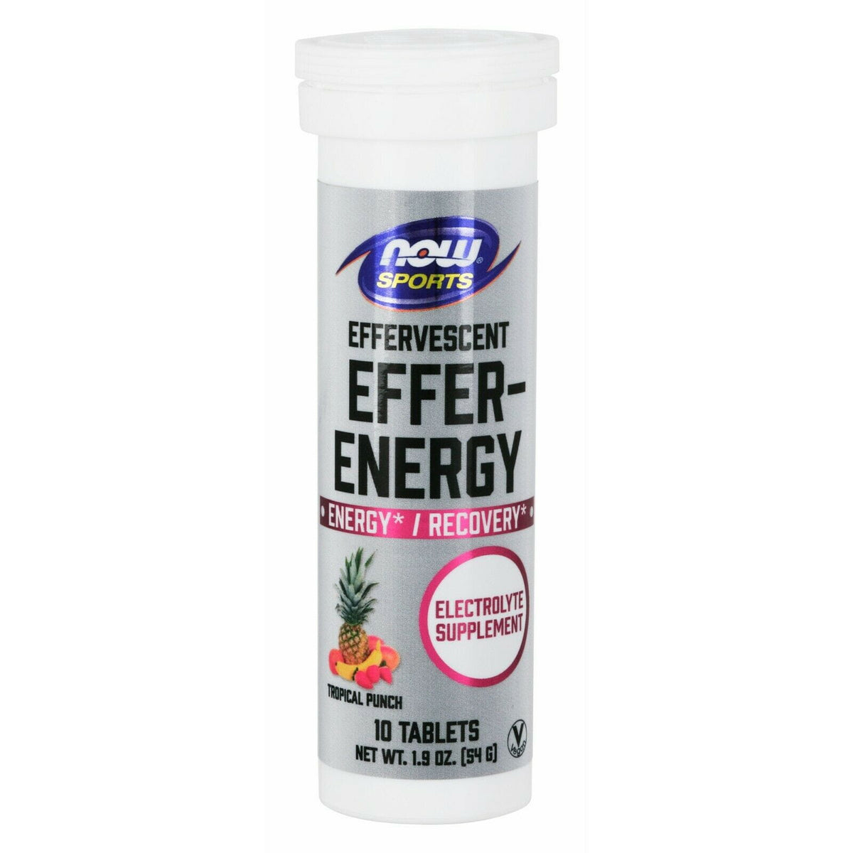 Efferenergy effervescent 10 comprimés NOW FOODS