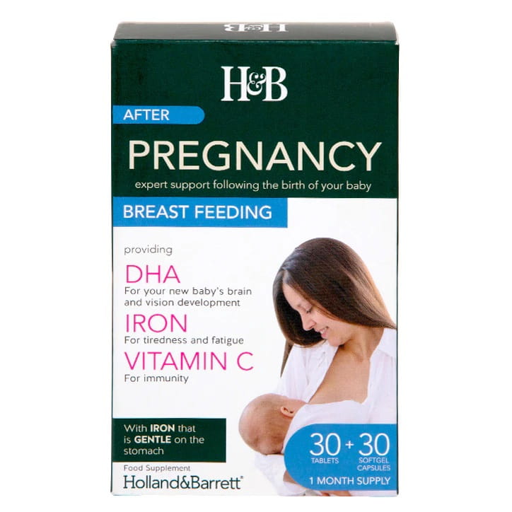 Grossesse Allaitement 30 comprimés et 30 gélules HOLLAND & BARRETT