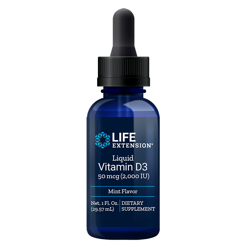 Vitamine D3 2000 et MENTHE 2957 ml PROLONGATION DE VIE
