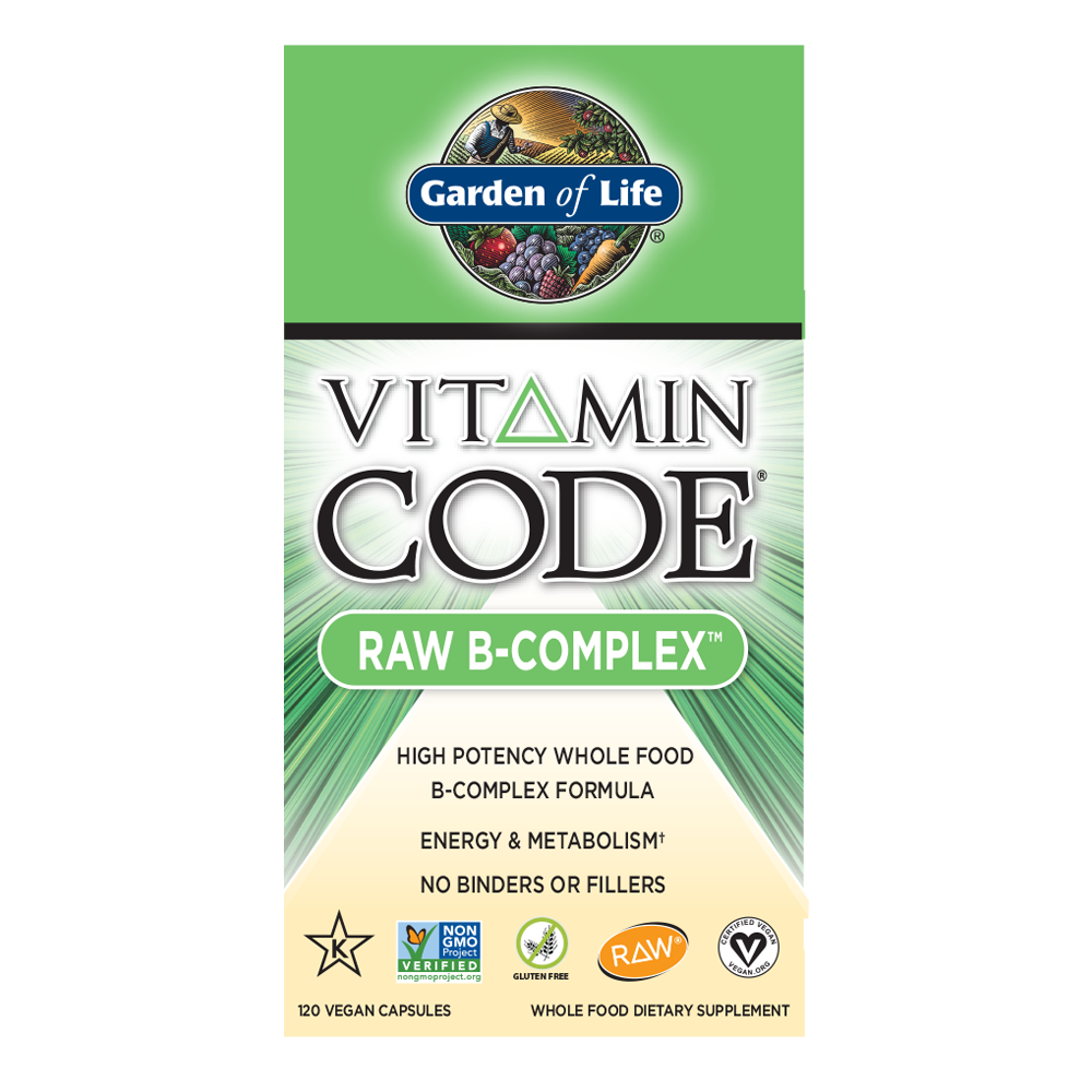 Vitamine code brute COMPLEXE B 120 gélules JARDIN DE VIE