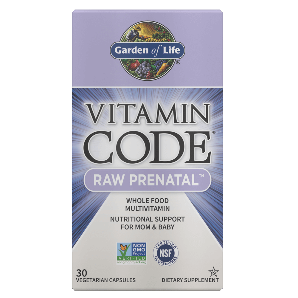 Vitamin code raw prenatal 30 gélules JARDIN DE LA VIE