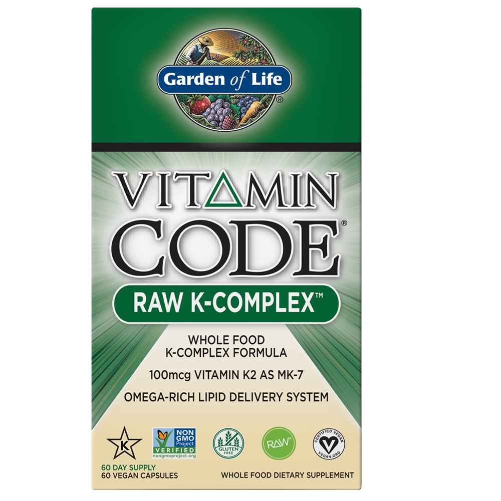 Vitamin code raw K COMPLEX 60 gélules JARDIN DE VIE
