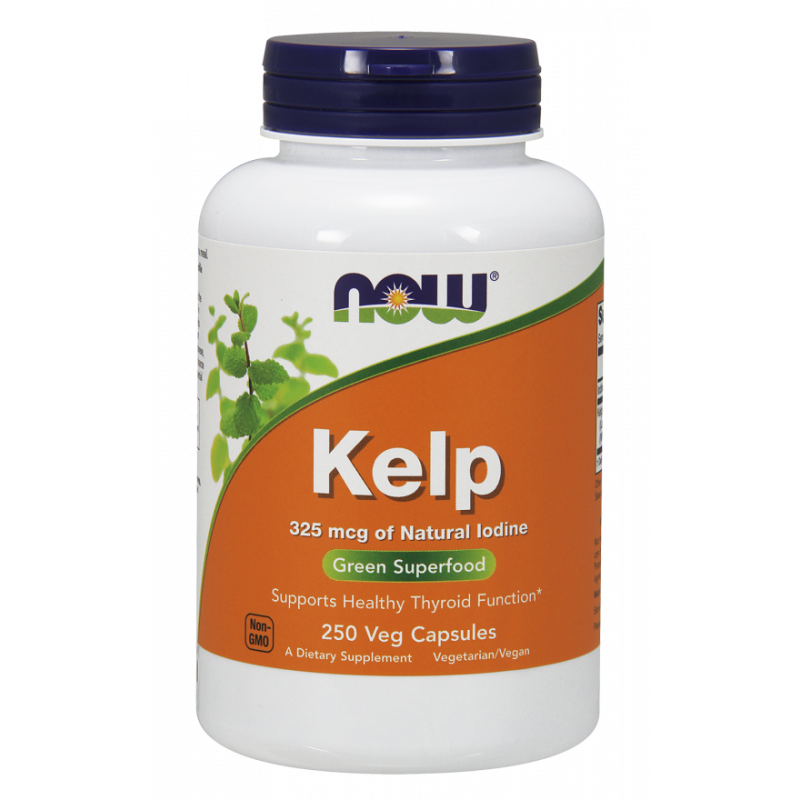 Varech Naturel Iode Vessie Fucus 250 capsules NOW FOODS