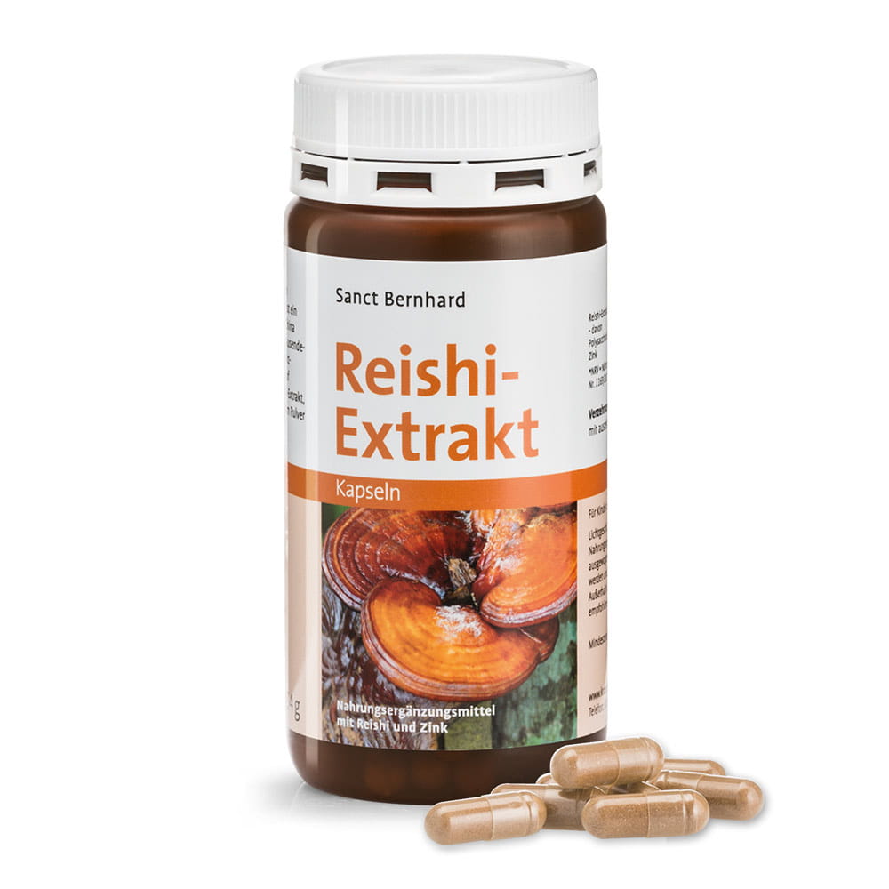 Extrait de champignon Reishi 120 gélules KRAUTERHAUS SANCT BERNHARD