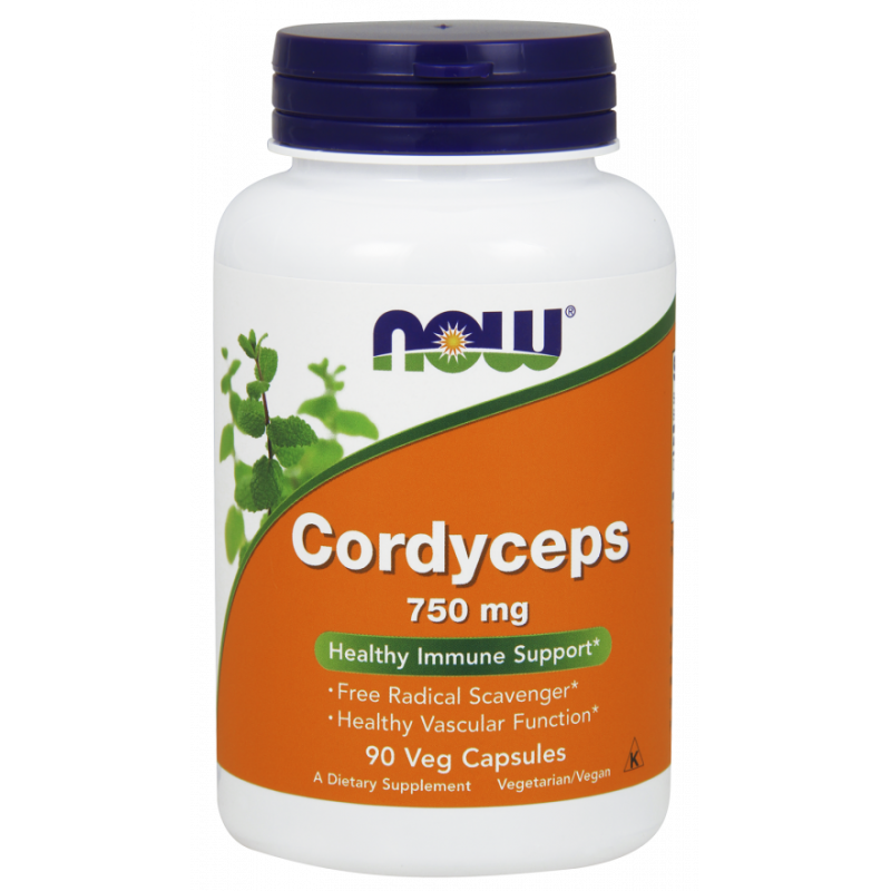 Cordyceps Champignon 750 MG 90 gélules NOW FOODS