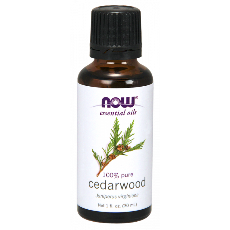 100% Huile de Cèdre Bois de Cèdre 30 ml NOW FOODS
