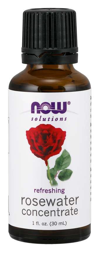 Concentré d'huile essentielle d'eau de rose 30 ml NOW FOODS