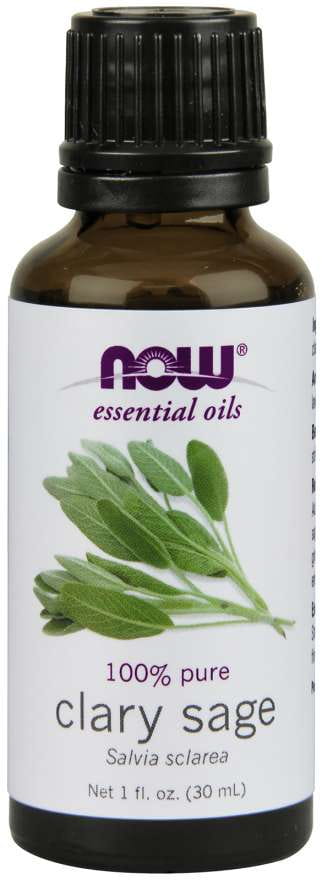 Sauge sclarée 100% huile de sauge 30 ml NOW FOODS