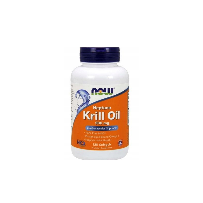Huile de Krill 500 MG Neptune Krill / Huile DHA EPA 120 Capsules NOW FOODS