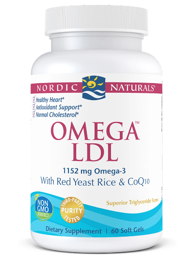 Oméga LDL 60 gélules NORDIC NATURALS