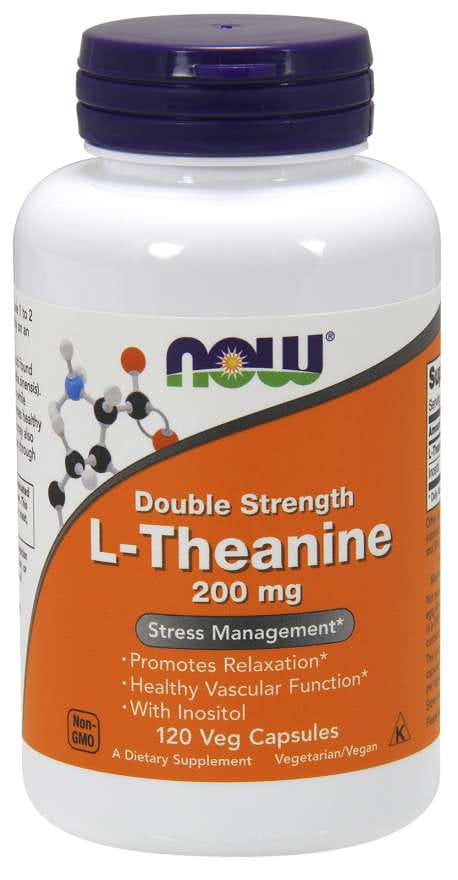 Ltanine 120 gélules NOW FOODS