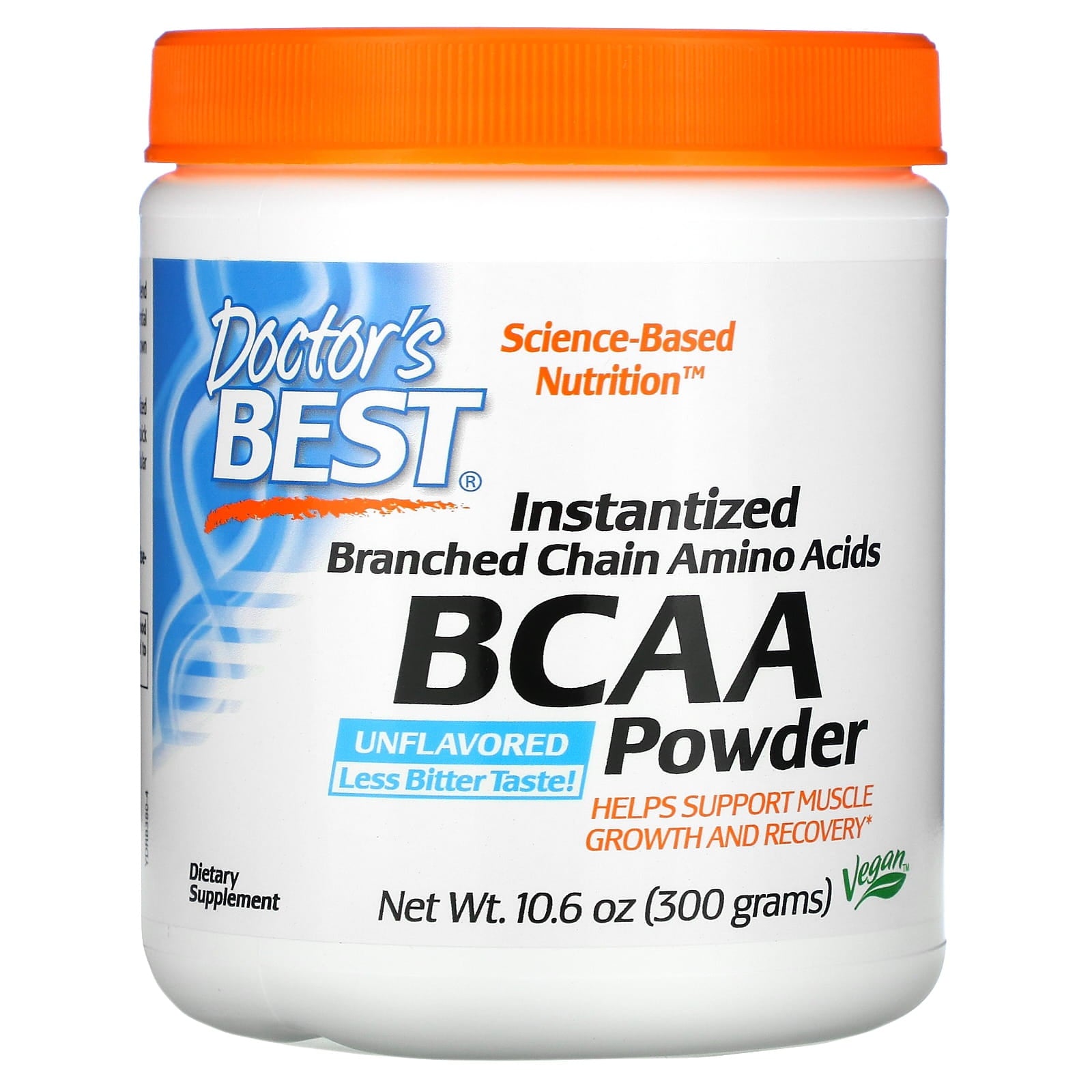 Acides aminés à chaîne ramifiée bcaa poudre acides aminés à chaîne ramifiée 300 g DOCTOR'S BEST