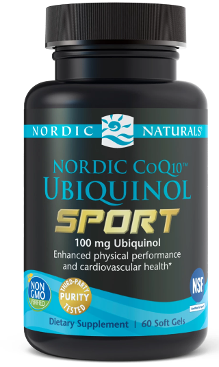 COQ10 ubiquinol sport 60 gélules NORDIC NATURALS