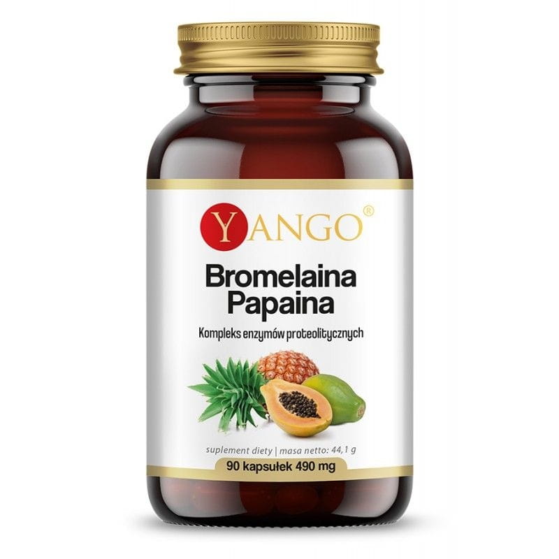 Bromélaïne et Papaïne 90 gélules YANGO