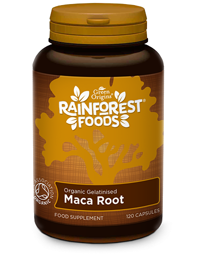 Racine de maca ECO 100% bio 120 gélules RAINFOREST FOODS