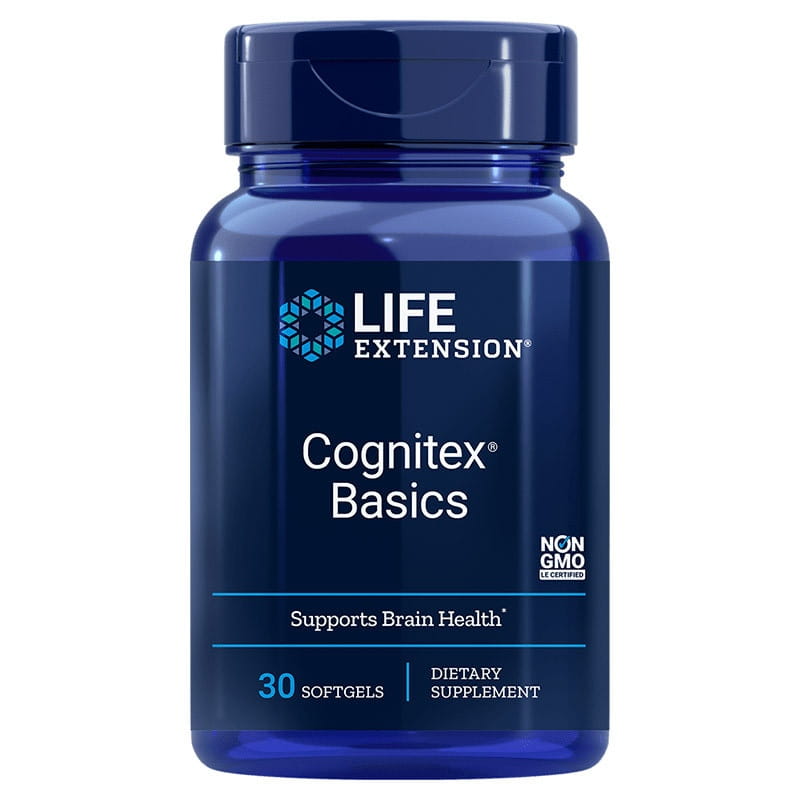 Cognitex basics mémoire et cognition 30 capsules LIFE EXTENSION