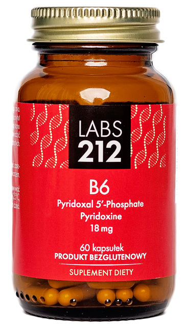 Vitamine B6 pyridoxal 5' - phosphate + pyridoxine 60 gélules LABS212