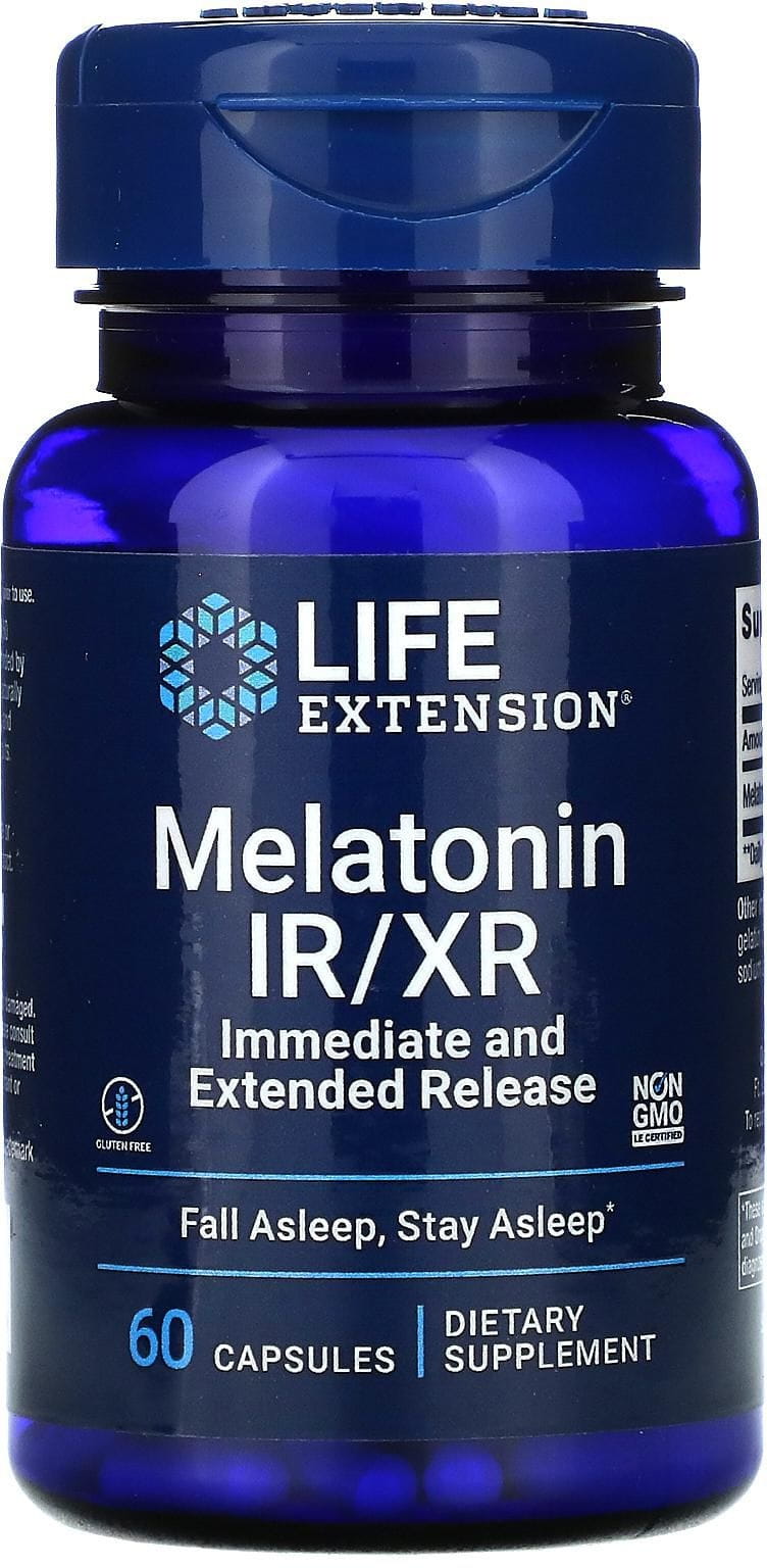 Mélatonine mélatonine ir/xr 60 gélules PROLONGATION DE VIE