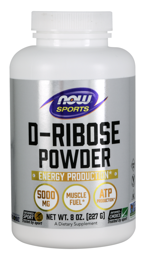 Poudre de ribose D - poudre de ribose 227 g NOW FOODS SPORTS