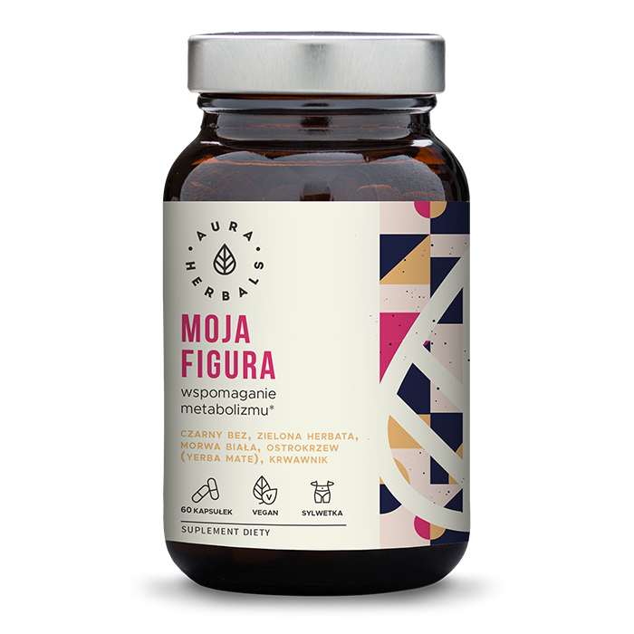 Ma silhouette soutenant le métabolisme 60 gélules d'AURA HERBALS