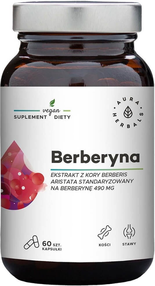 Berbérine 500 MG 60 gélules AURA HERBALS