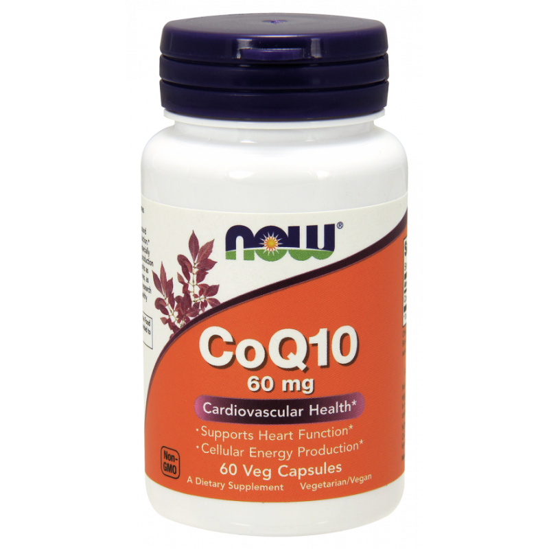 Coenzyme Q10 60 MG 60 gélules NOW FOODS