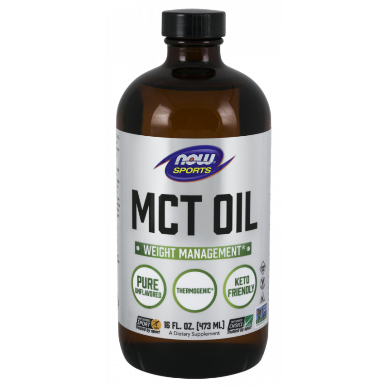 Huile MCT Huile MCT sans odeur 473 ml NOW FOODS