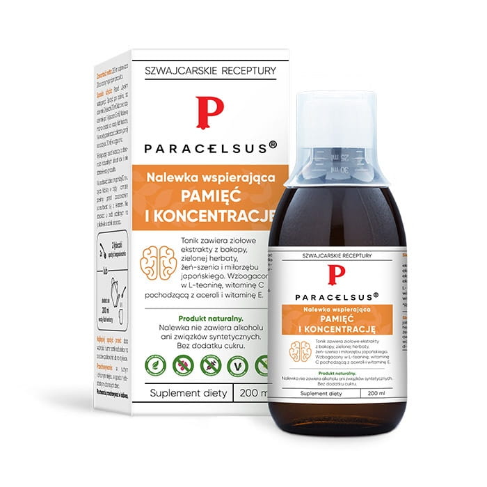 Teinture Paracelse favorisant la mémoire et la concentration 200 ml PHARMATICA