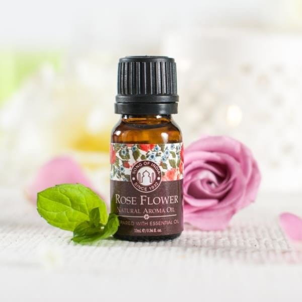 Huile parfumée 10 ml - rose - SONG OF INDIA