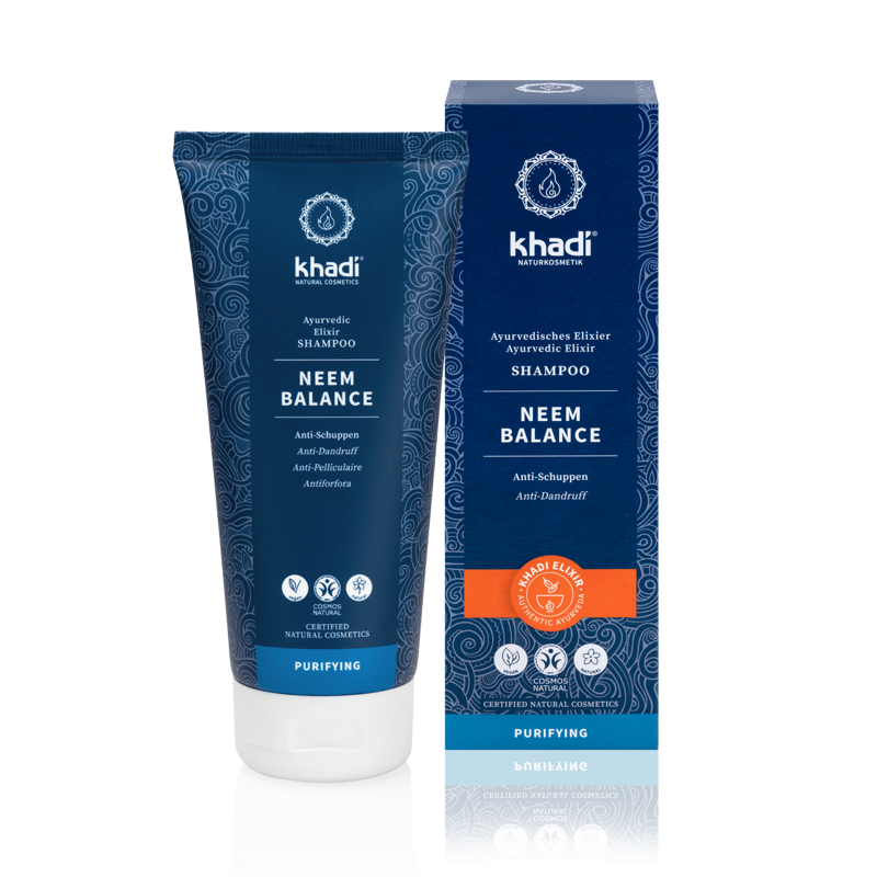 KHADI shampoing antipelliculaire au neem