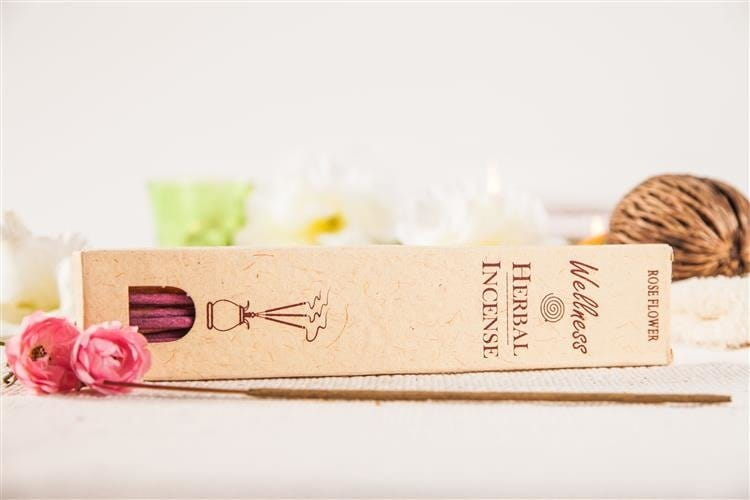Encens aux herbes - fleur de rose - SONG OF INDIA