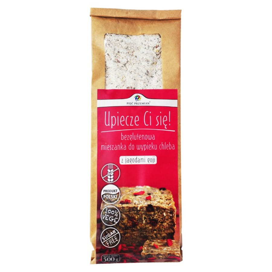 Un mélange de pain sans gluten au goji 500g CINQ CHANGEMENTS