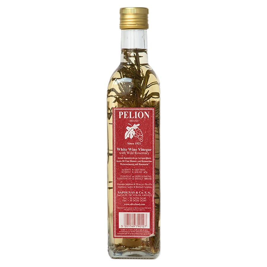 Vinaigre de vin rouge à l'origan 500ml PELION